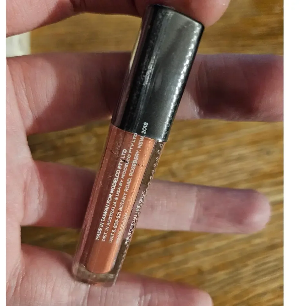 NEW! ModelCo ft Karl Lagerfeld Mini Lip Gloss RAMATUELLE ~ Neutral Nude